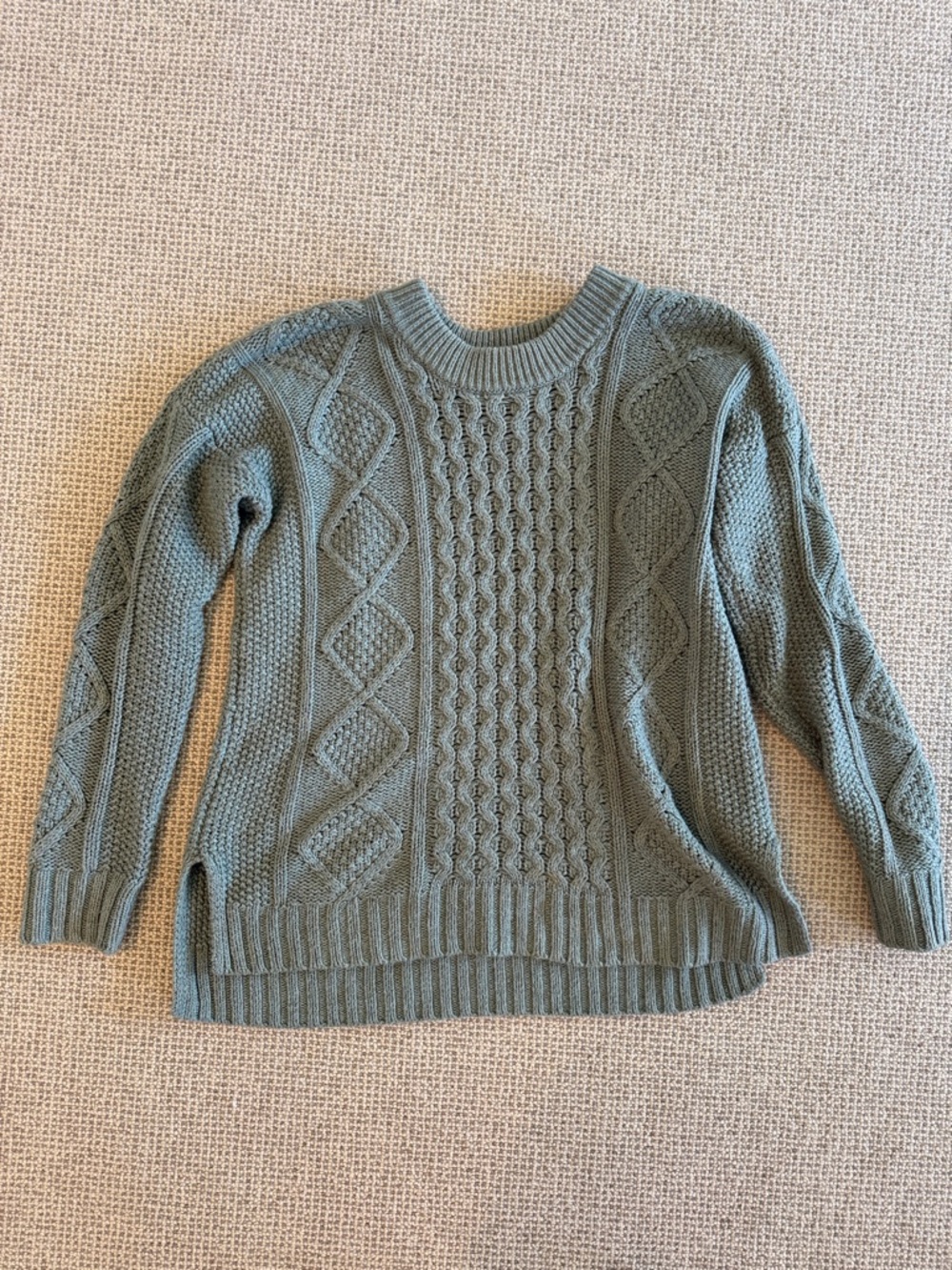 Madewell sage green comfy sweater - size XS